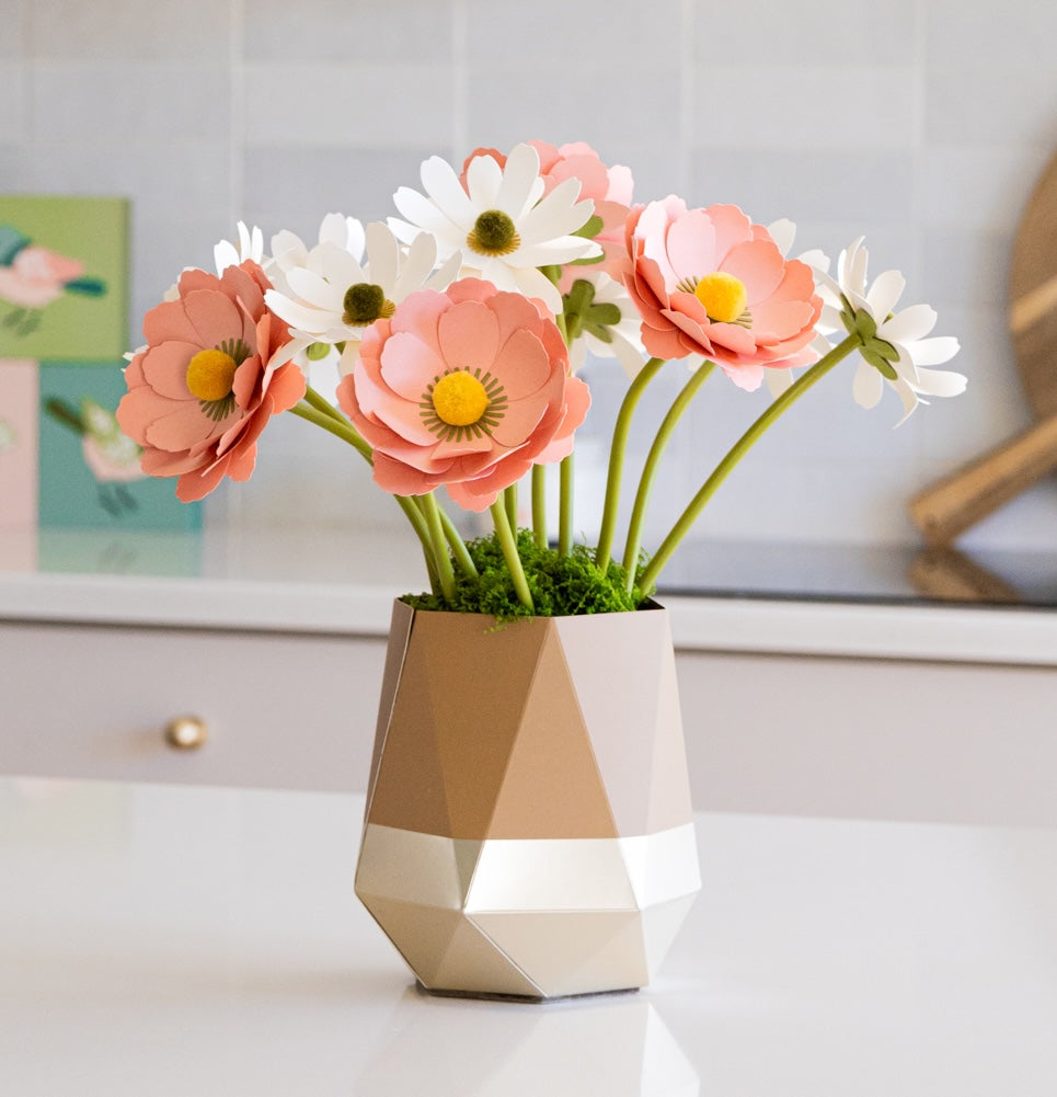 How to Make Paper Flowers | Pink Peony