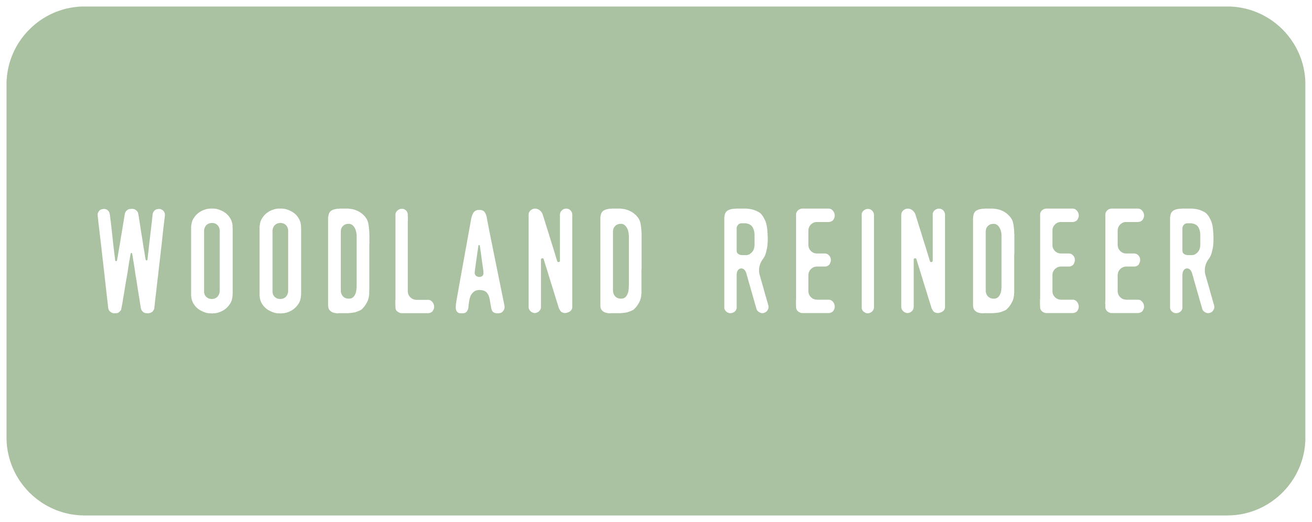 woodland reindeer tutorial button