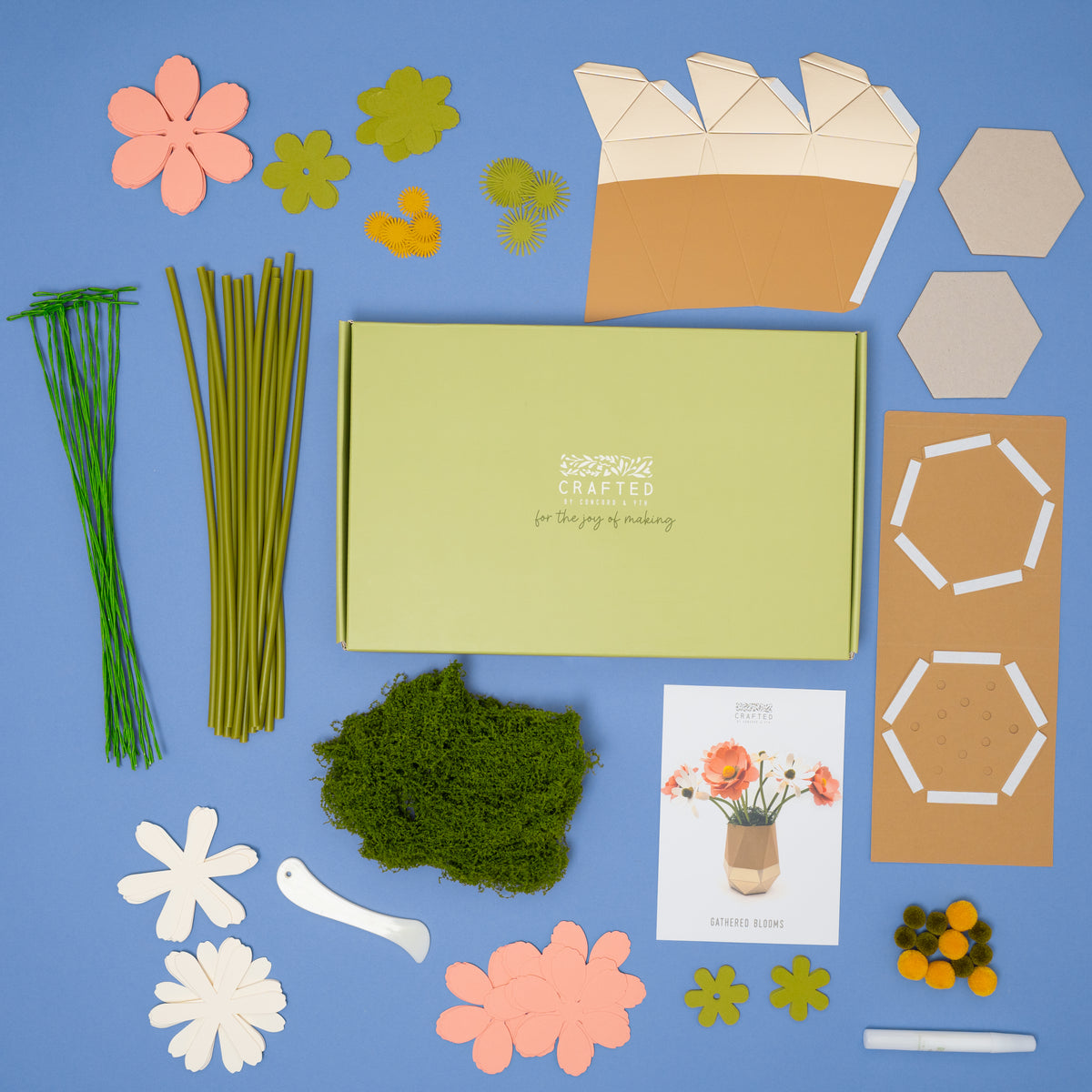 Gathered Blooms | Paper Flower Bouquet Craft Kit